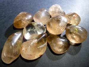 Citrine - Natural - 3cm Tumbled Stone (Selected)