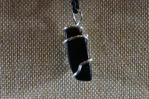 Obsidian Hand Wired Pendant (REF:OBSHP2)