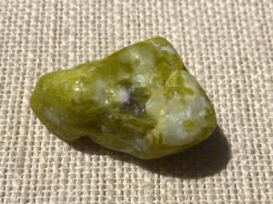 Lizardite - Kaolinite and Serpentine - 17.8g Tumbled Stone. (Ref IND6)