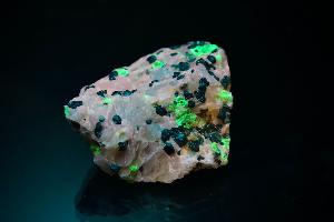 Willemite Fluorescent Calcite, from Franklin, New Jersey, U.S.A. (REF:53)