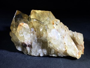 Kundalini Quartz , Natural Citrine, from The Democratic Republic of 