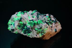 Willemite Fluorescent Calcite, from Franklin, New Jersey, U.S.A. (REF:58)