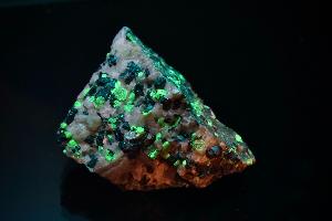 Willemite Fluorescent Calcite, from Franklin, New Jersey, U.S.A. (REF:60)
