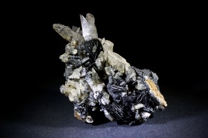 Tourmaline, Hematite and Quartz, from Guang Dong Province, China (No.74)