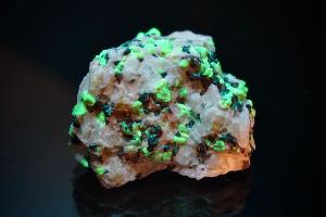 Willemite Fluorescent Calcite, from Franklin, New Jersey, U.S.A. (REF:61)
