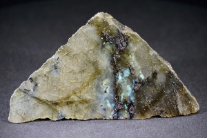 Labradorite (Half Polished/Half Rough), from Madagascar (No.13)	