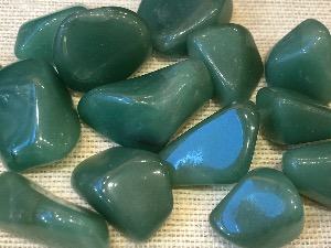 Aventurine - Green - 10g to 20g Dark Tumbled Stones (Selected)