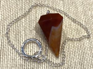 Carnelian - Banded  Pendulum (ref p40)