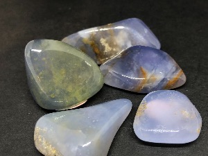 Chalcedony - Blue - 2 to 3cm Tumbled Stone (Selected)