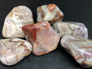 Agate - Crazy Lace - ‘A’ Grade Tumbled Stone.