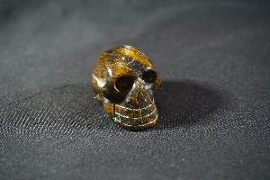 Tiger Eye Crystal Skull (REF:CSTE1)