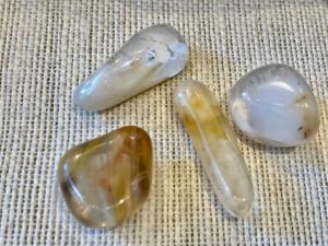 Quartz - with Amphibole - 6g to 12g Tumbled Stone (Selected)