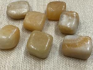 Calcite - Yellow 15g to 20g Tumbled Stone (Selected)