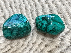 Malachite - Patterns - 30g to 40g Tumbled Stone (Selected)
