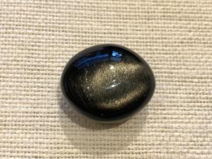 Obsidian - Gold Sheen Boxed Tumbled Stone (Ref TB127) 