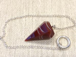 Carnelian - Banded  Pendulum (ref p37)