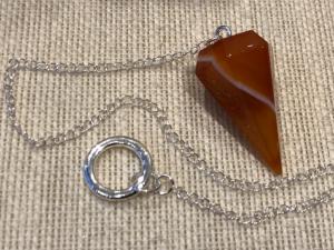 Carnelian - Banded  Pendulum (ref p41)