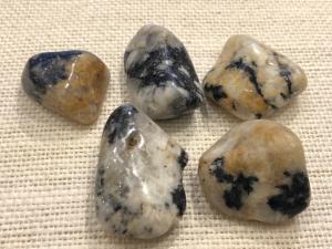 Cassiterite in Quartz - 2 to 3cm Tumbled Stone (Selected)