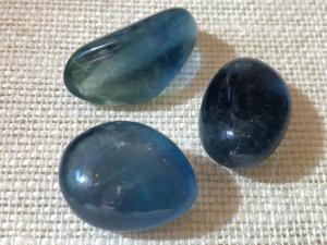 Fluorite - Blue/Green - 7g to 12g Tumbled Stone (Selected)