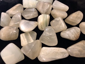 Moonstone - Green - Tumbled Stone (Selected)