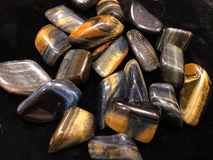 Variegated Tiger Eye - 11g to 21g Tumbled Stone