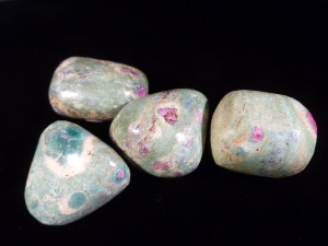 Rubies in Fuchsite  "A" Grade - Tumbled Stone (South India)