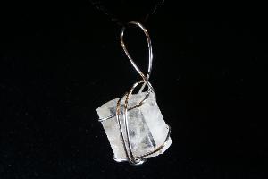 Optical Calcite Hand Wired Pendant (REF:HWOC2)