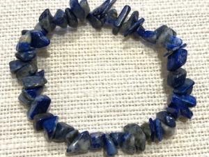 Lapis Lazuli - Gemstone Chip Bead Bracelet (Selected)