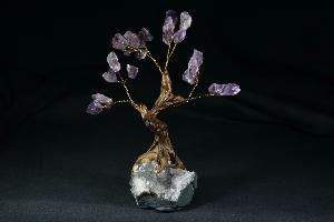 Amethyst Crystal Tree, on Amethyst Base (REF:CTREE-A6)