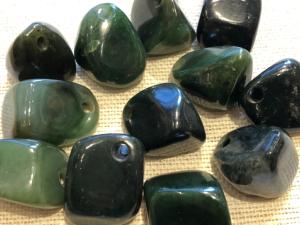 Drilled - Jade - Polished ‘Freeform for Pendant (Selected)