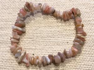 Opal - Pink Gemstone Chip Bead Bracelet (Selected)