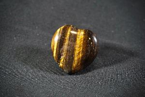 Tiger Eye Crystal Heart (REF:TEH6)