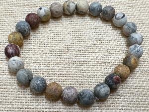 Jasper - Sky Eye Jasper - Elasticated 20cm Bracelet (SHMB2697) 