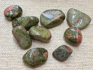 Unakite - 5g to 10g Tumbled Stone (Selected)