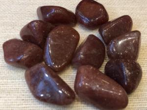 Aventurine - Raspberry -  10g to 15g Tumbled Stone (Selected)