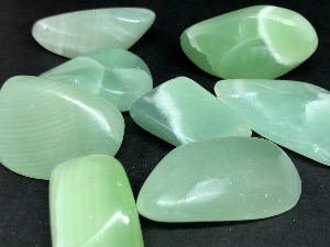 Calcite - Green Aquatine - Lemurian - 2 to 3 cm Tumbled Stone.