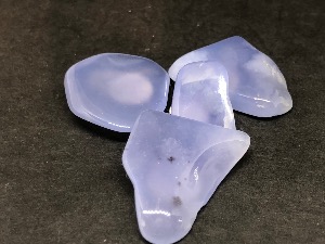 Chalcedony - Blue - 'A' 1.5cm Tumbled Stone (Selected)