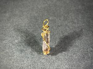 Smokey Quartz Hand Wired Pendant (REF:HWSQTZ3)
