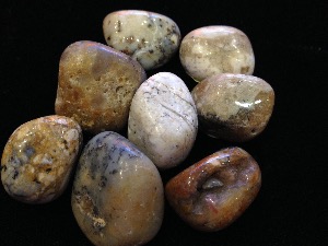 Merlinite - 2 to 3 cm Yellow Tumbled Stone