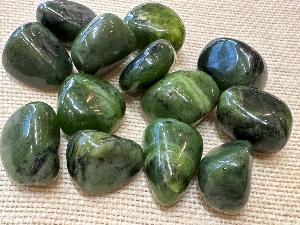 Jade - Nephrite - Up to 8g Tumbled Stone (Selected)