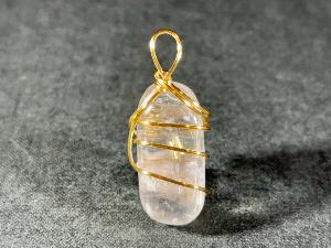 Optical Calcite Hand Wired Pendant (REF:OPTCAL2)