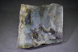Labradorite (Half Polished/Half Rough), from Madagascar (No.8)