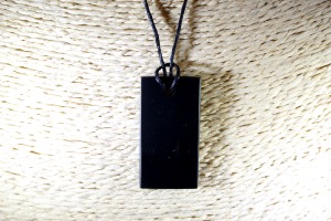 Shungite Rectangle Pendant (No.849)