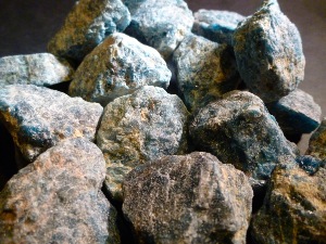 Apatite - Blue Apatite (rough individual pieces)