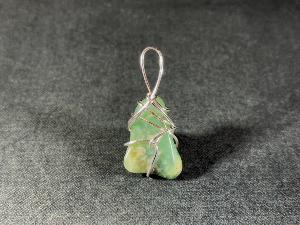 Chrysoprase Hand Wired Pendant (REF:CHRYHW1)