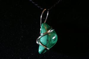 Malachite Hand Wired Pendant (REF:HWMALA7)