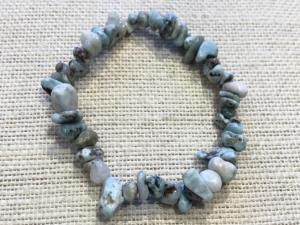 Larimar - Gemstone Chip Bead Bracelet (Selected) 