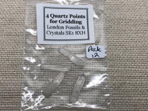 Quartz, Gridding Points Pack of 4 (Ref Pack 12)