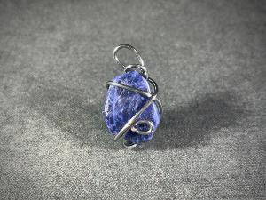 Sodalite Hand Wired Pendant (No.754)