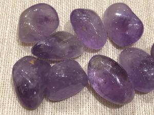 Amethyst - Light colour - 14g to 20g Tumbled Stone (Selected)